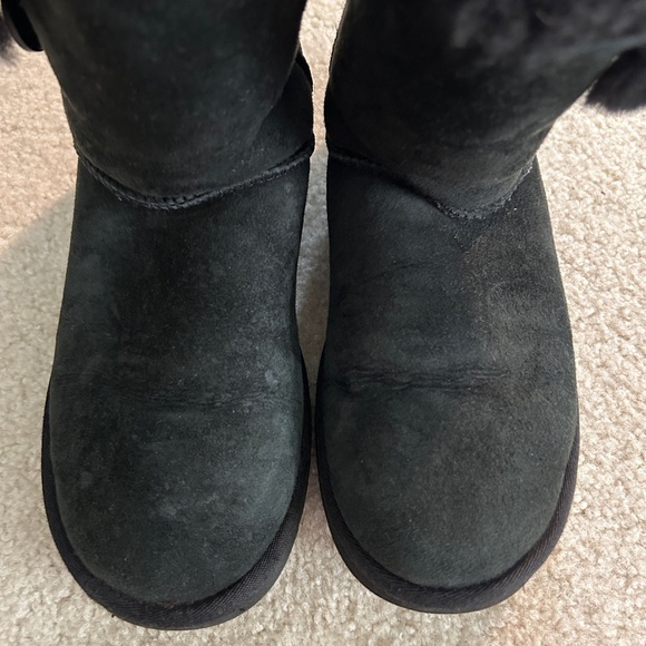 Ugg Bailey Button Short Boots, Black, 8M - Picture 7 of 10